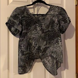 black, grey, white, mini shirt